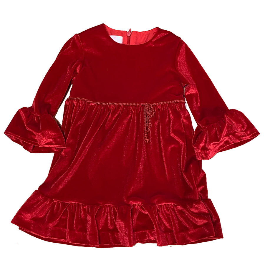 
  Kleid aus der Ambarabà Girls 'Clothing Linie mit langen Ärmeln und Reißverschluss am
  hinter....