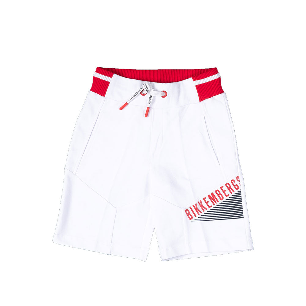 
  Bikkembergs Kindersweatshirt Bermudashorts mit Seitentaschen
  und Kordelzug in der Taille. 

...