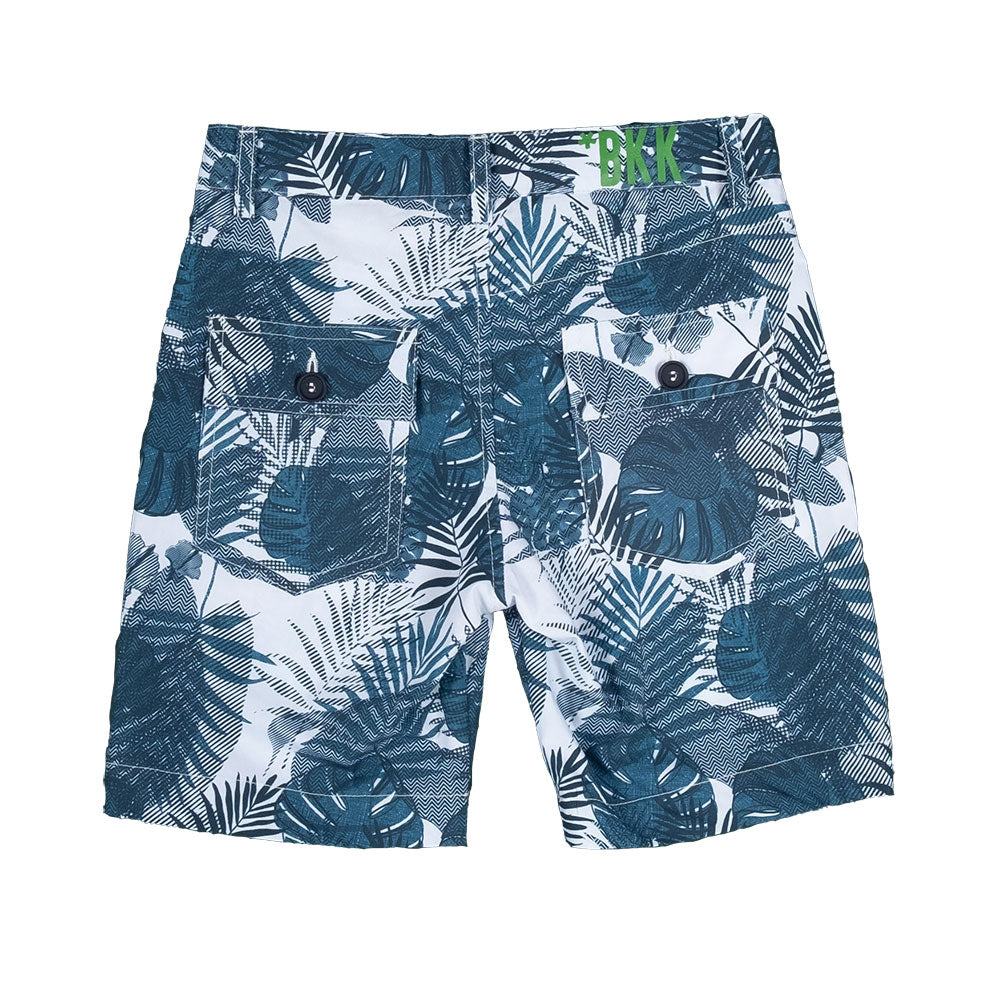 
  Bermudashorts aus der Bikkembergs Kids' Clothing Line mit verstellbarer Bundweite
  und tropis...