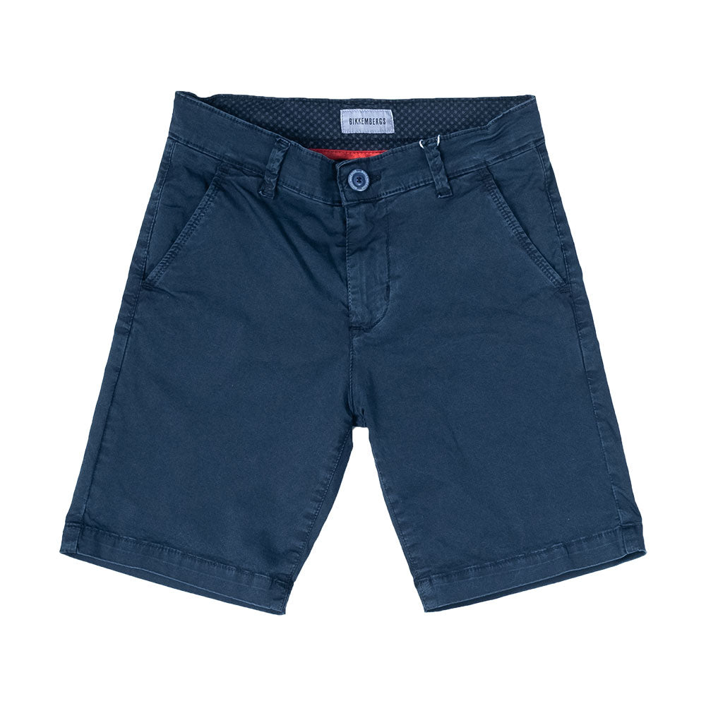 
  Bermudashorts aus der Bikkembergs-Kinderkollektion mit Seiten- und Gesäßtaschen.
  Rücken; ver...