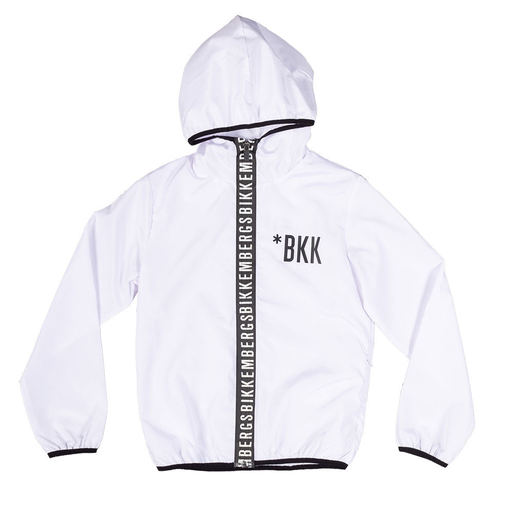 
Bikkembergs Children's Line Jacke, winddicht, mit Reißverschluss und Kapuze. Netz innen und gedr...