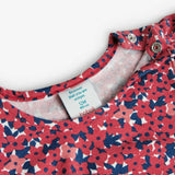 Blumen-Jersey-T-Shirt für Baby-Mädchen