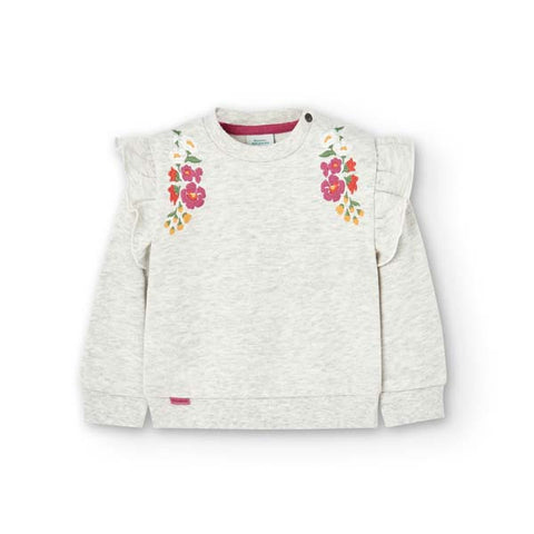 Plüsch-Sweatshirt für Baby-Mädchen -BCI