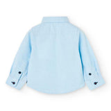 Langarm-Oxford-Shirt für Babys – BCI