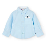 Langarm-Oxford-Shirt für Babys – BCI