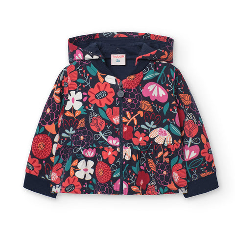 Blume Plüsch Jacke für Baby Mädchen -BCI