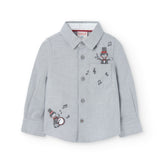 Baby-Langarm-Oxford-Shirt -BCI