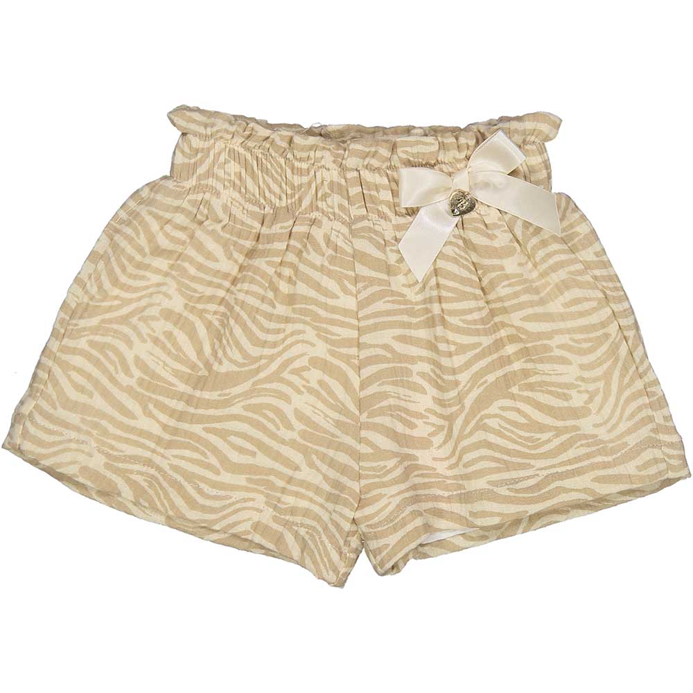 
Shorts aus der Birba Girls' Clothing Line, mit Gummizug in der Taille, animalischem Muster und S...