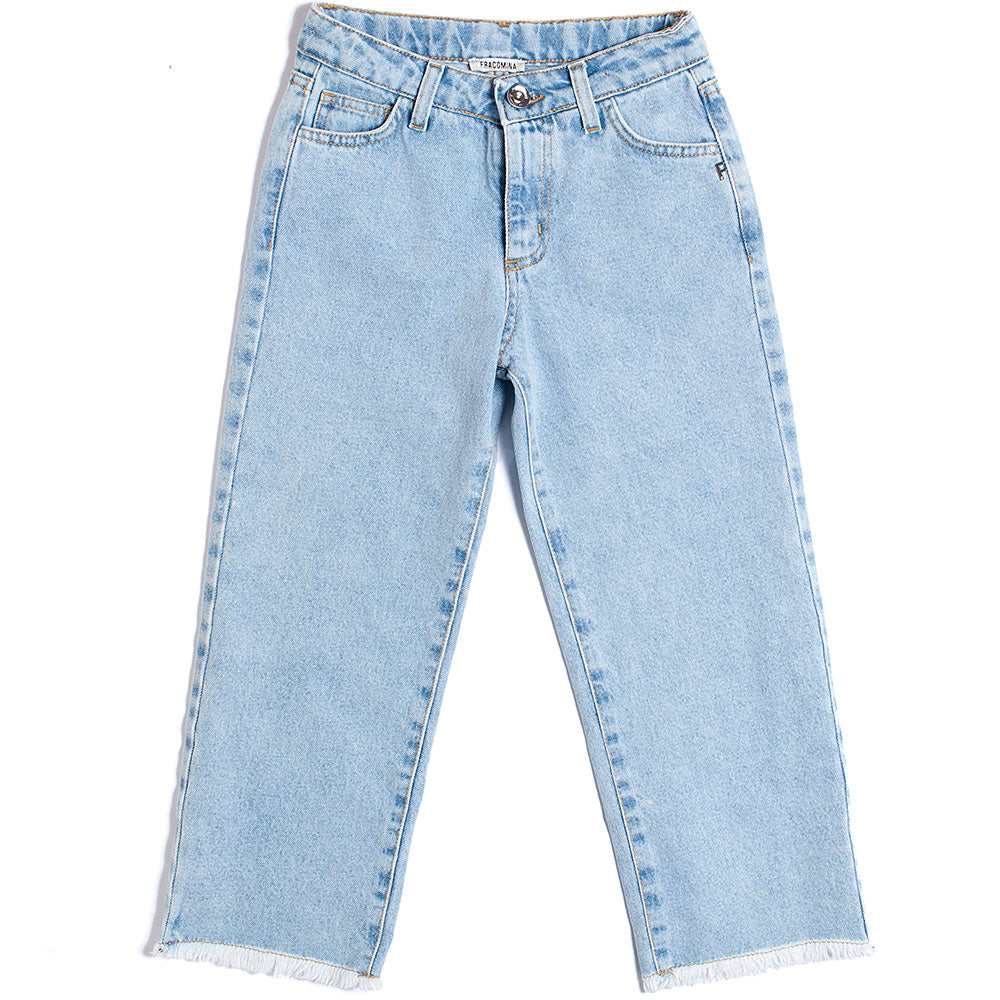 
Jeans aus der Fracomina Girls' Clothing Line, weites Modell, mit verstellbarer Taille und ausgef...