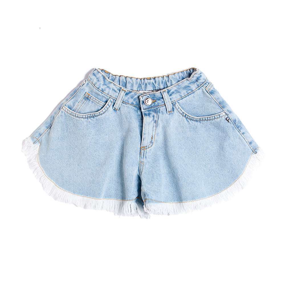 
Denim-Shorts aus der Fracomina Children's Clothing Line, mit Fransen an der Unterseite.

 
Zusam...