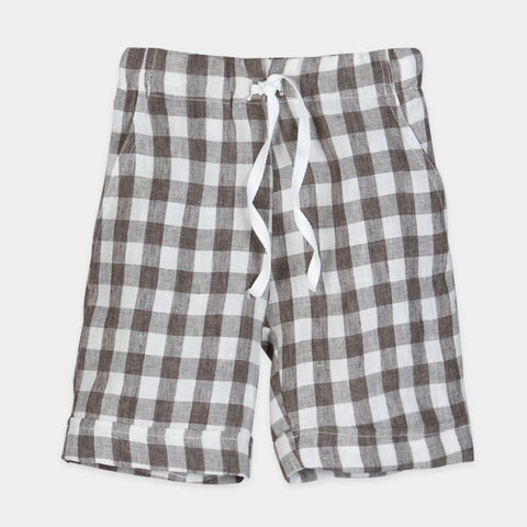 Bermudashorts aus Babyleinen