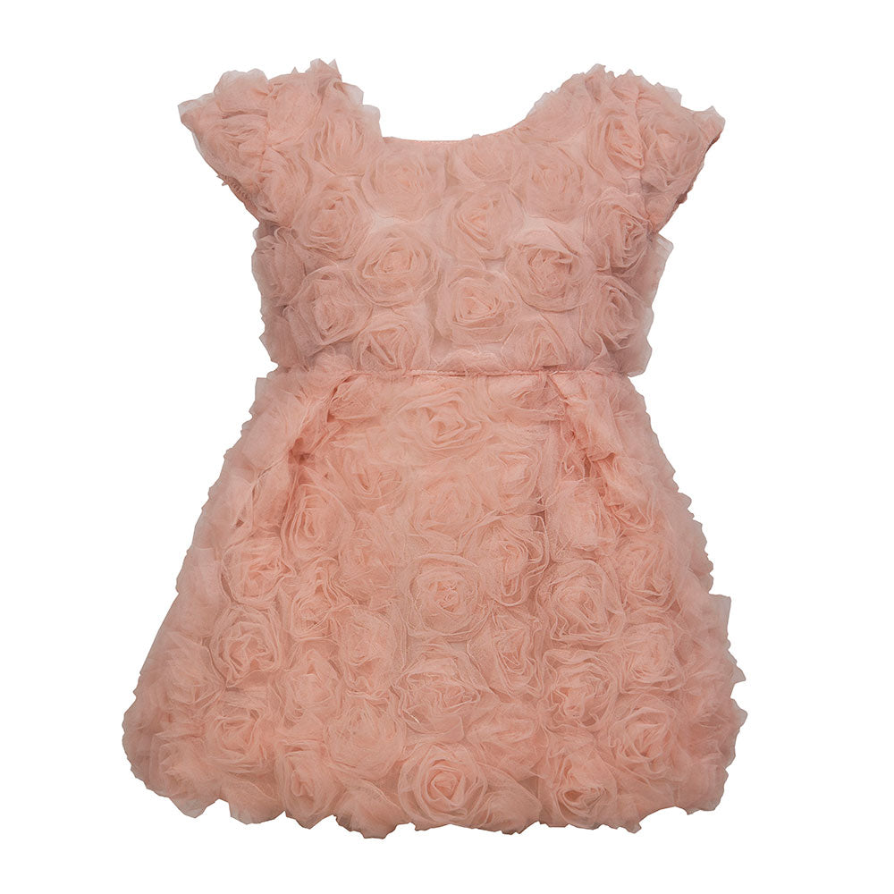 
  Ärmelloses Kleid aus der M&B Fashion Childrenswear Line ganz bezogen
  von rosen in toulle. In...