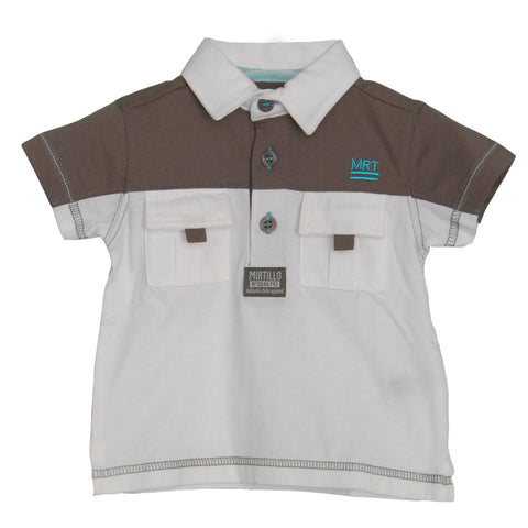 ZWEIFARBIGER JERSEY POLO