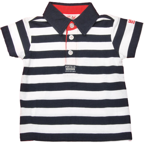 STREIFEN JERSEY POLO