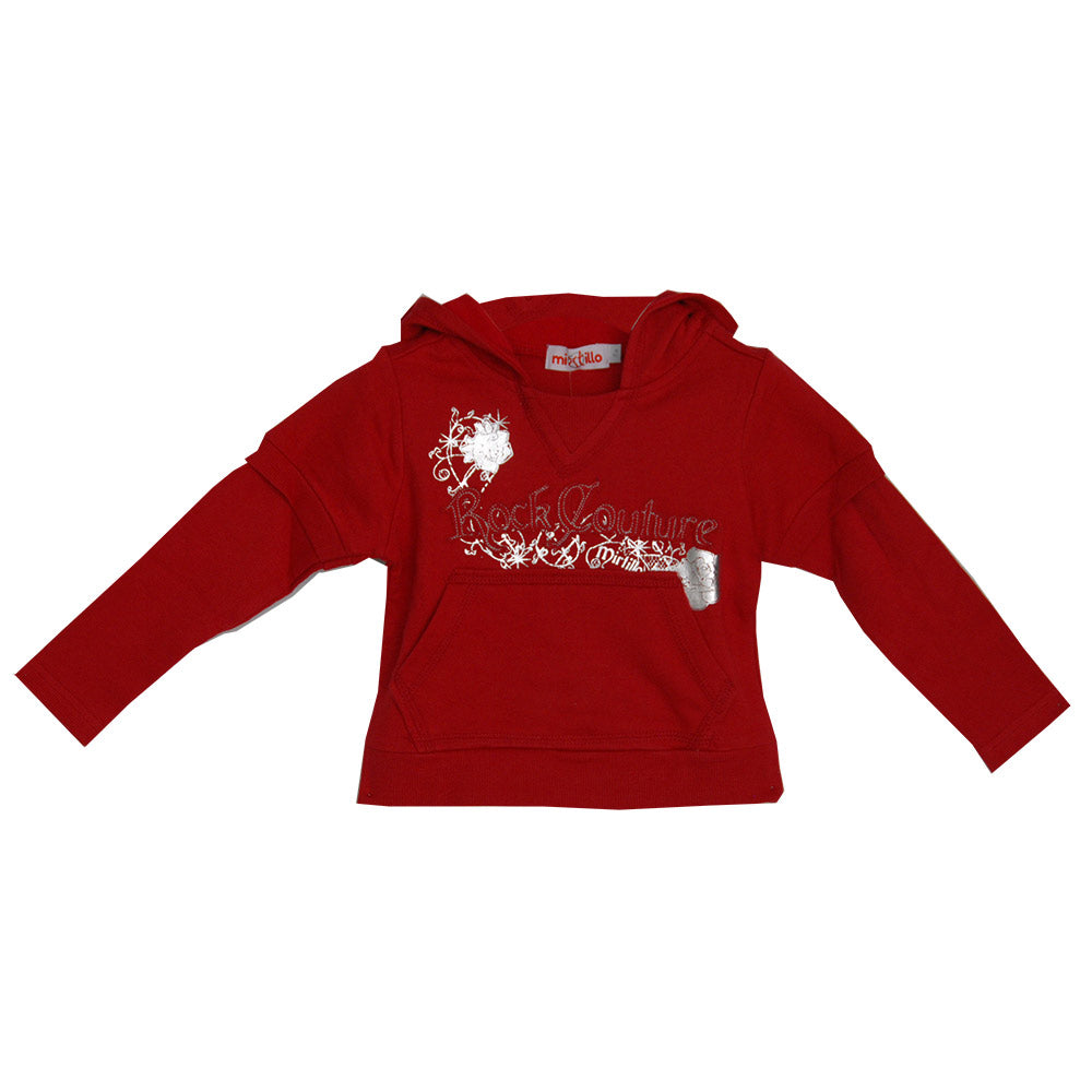 
  Trainingsanzug aus der Mirtillo Girl Clothing Line. Kapuzenpullover. Silberdruck
  auf der Vor...