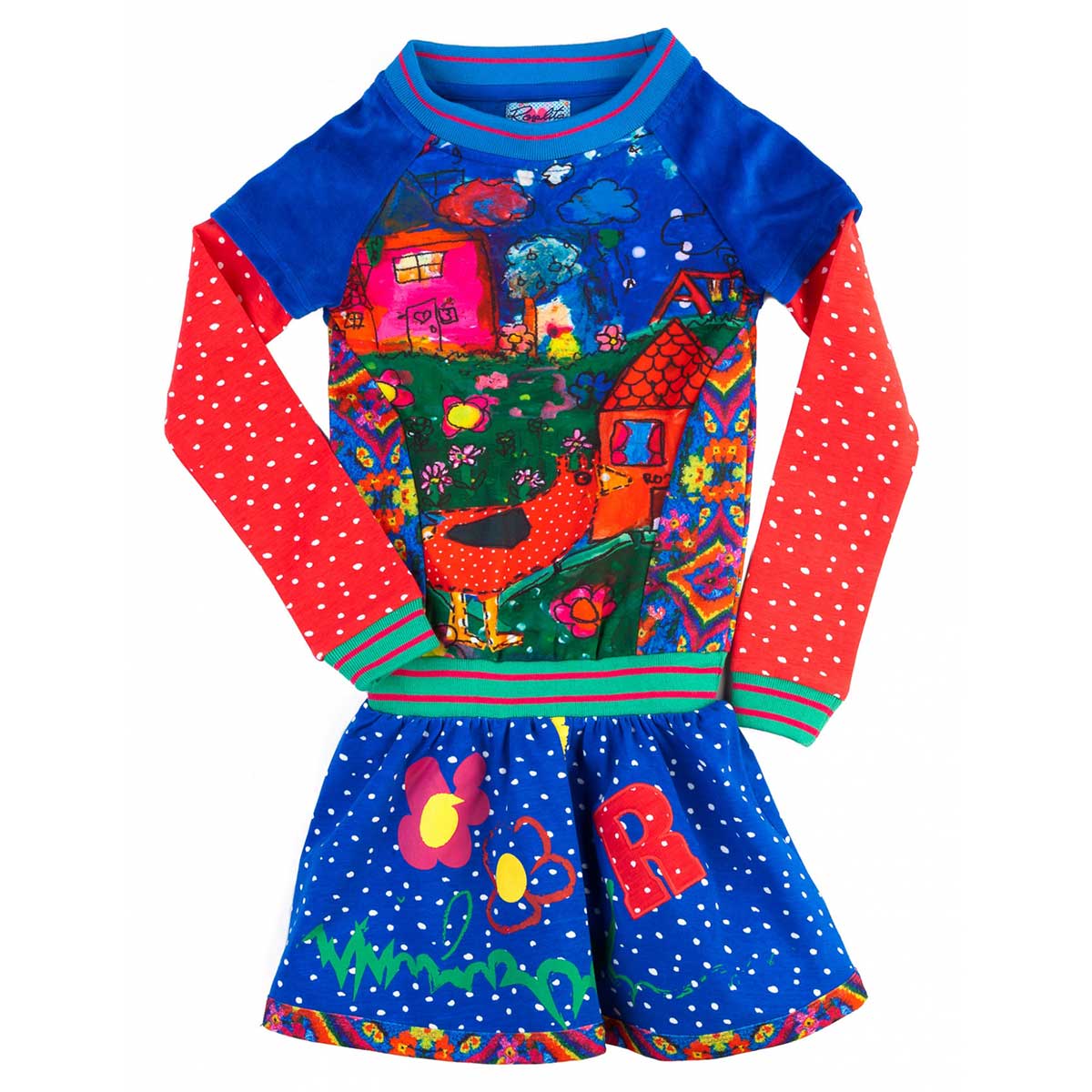 
  Chenille Kleid aus der Rosalita Senoritas Girls 'Clothing Linie mit Rock
  breites Fleece und ...