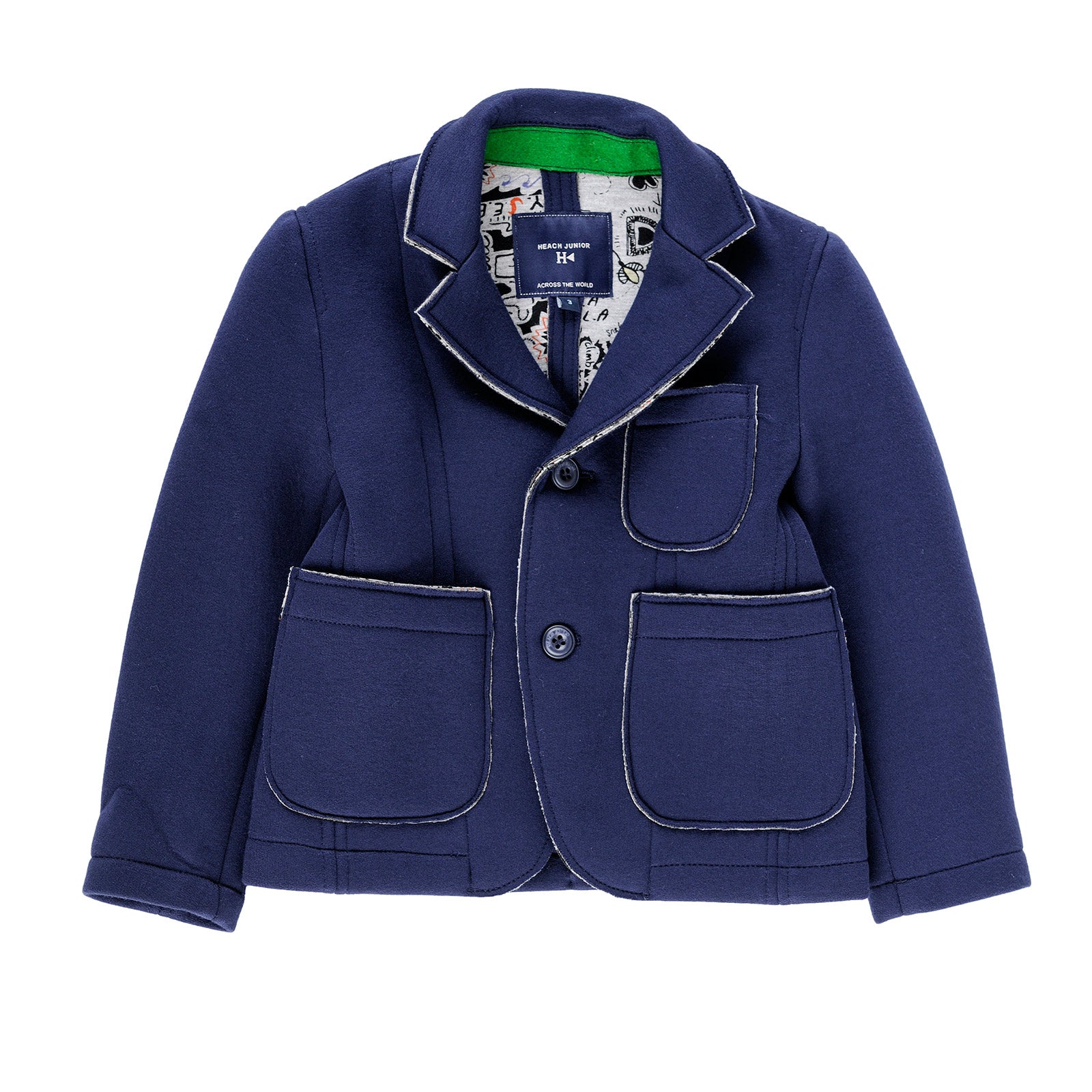 
  Sportliche Jacke aus der Kinderkleidungslinie Silvian Heach Kids aus Stoff
  Neoprenanzug Typ;...