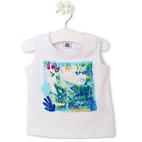 CAMISETA S / M NIÑO DEEP TROPIC