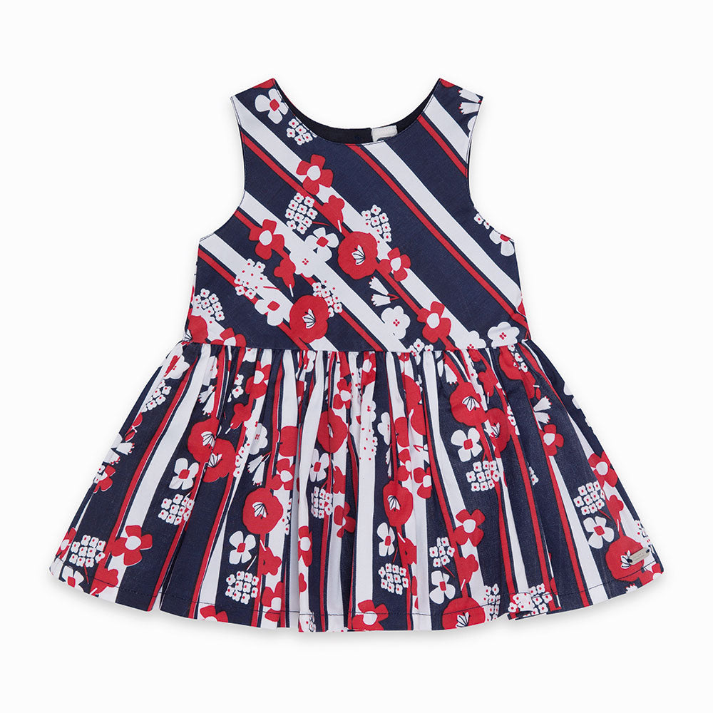 
  Kleid aus der Tuc Tuc Girl's Clothing Line, elegant ärmellos, mit Schnitt
  an der Taille und ...