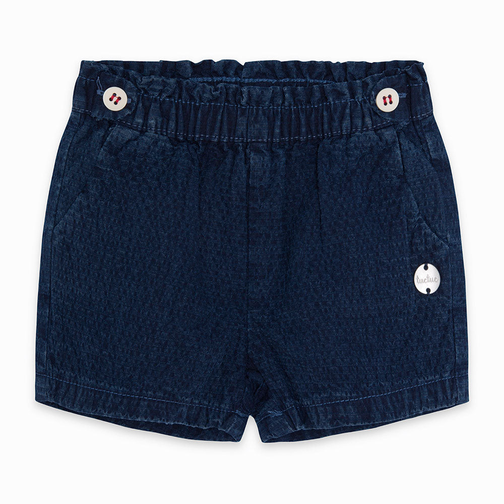 
  Jeansshorts aus der Tuc Tuc Girl's Clothing Line mit seitlichen Taschen
  und Knöpfe auf der V...