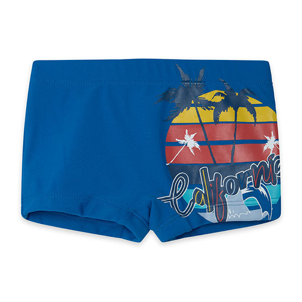 
Badehose aus der Tuc Tuc Childrenswear Line, Enjoy The Sun Kollektion, mit buntem Druck auf eine...