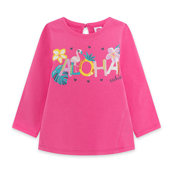 
  Tuc Tuc Girl Clothing Line Shirt, Tahiti-Kollektion, Langarm,
  mit farbigem Frontdruck und Pa...