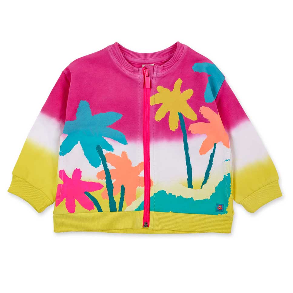 
Jacken-Sweatshirt aus der Tuc Tuc Girls' Clothing Line, mit Reißverschluss und fluoreszierenden ...