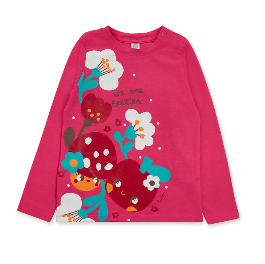 
Tuc Tuc Girls' Clothing Line Langarm-T-Shirt mit Blumendruck auf der Vorderseite.

Zusammensetzu...