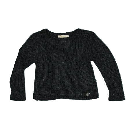 
  Pullover aus der Kinderbekleidungslinie Via Delle Perle. Einfarbig mit Ausschnitt
  runden. 

...